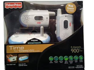 fisher price baby monitor 900mhz dual receiver-image