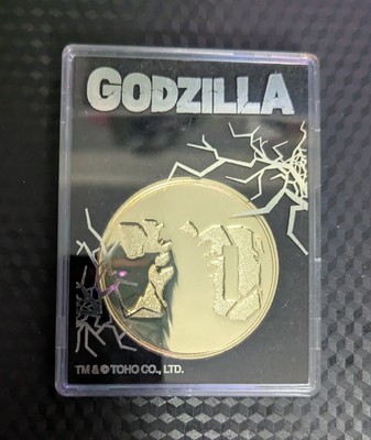 2023 GODZILLA 70TH ANNIVERSARY Metal Coin Medallion In Case Japan exclusive-image