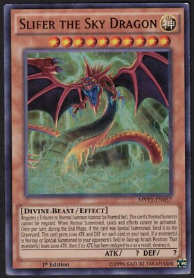 Yugioh Slifer the Sky Dragon MVP1-EN057 Ultra Rare 1st Ed - MP-image