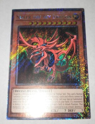 Yugioh Slifer the Sky Dragon RA04-EN117 Platinum Secret Rare NM Presale -image