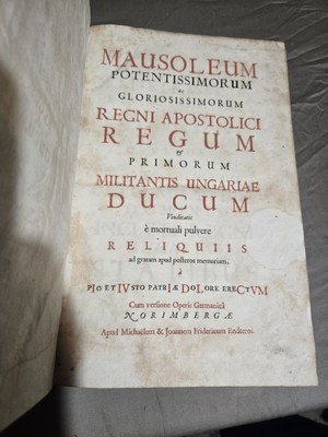 Mausoleum Potentissimorum Gloriosissimorum Regni Apostolici Regum Primorum 1664-image