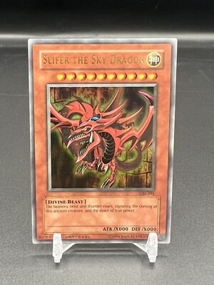 Slifer the sky dragon gbi-001 Secret Rare. Very Light Play-image