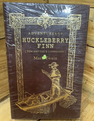 New Adventures of Huckleberry Finn Mark Twain Easton Press Leather In Plastic-image
