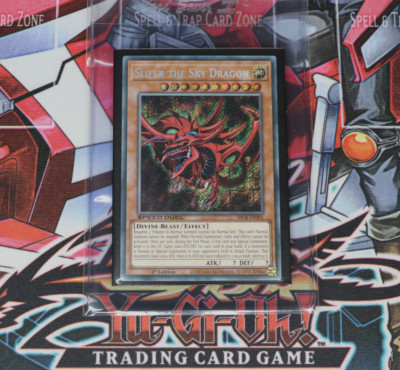 YuGiOh Slifer the Sky Dragon SBCB-EN201 1st Edition Secret Rare-image