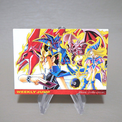 YuGiOh Weekly Jump Festa 2002 Promo Card Slifer Dark Magician Girl Japanese k440-image