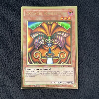 Yugioh: Exodia The Forbidden One - MGED-EN005 - Gold Rare - 1st Edition - NM-image