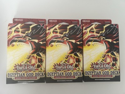 Yu-Gi-Oh Egyptian God Deck Slifer the Sky Dragon 1st Edition (3x)-image
