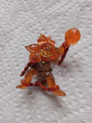 Yogioh Mini Figure Exodia The Forbidden One - Clear Variant 1996 Takahashi-image