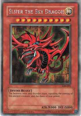 Slifer the Sky Dragon (GBI-001) - Secret Rare - Yugioh *FREE SHIPPING-image