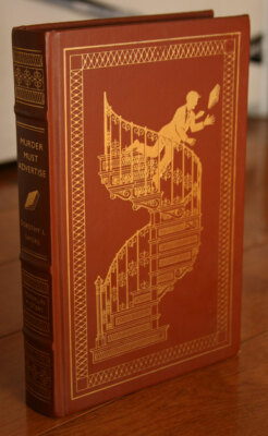 MURDER MUST ADVERISE by Dorothy L. Sayers Franklin Library Mystery 1989 Leather-image