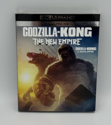 Godzilla x Kong The New Empire - 4K Ultra HD + Slipcover - NEW FACTORY SEALED-image