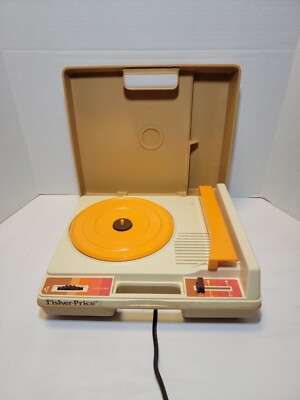 Vintage Fisher Price Record Player Portable Phonograph 1978 Works -NO DISCS-image