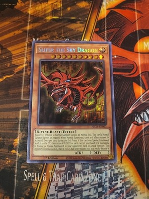 Slifer the Sky Dragon(Secret Pharaoh's Rare) KICO-EN063 King's Court 1st Edition-image