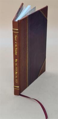 Report Of The President / New York Stock Exchange. Volume 1924/1 [Leather Bound]-image