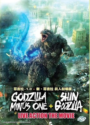 DVD  Godzilla Minus One + Shin Live Action Movies English Sub-image
