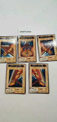 Japanese -Yu Gi Oh - Exodia the Forbidden one set - Bandai - 1st Generation-image