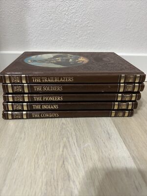 Lot Of 5 - The Old West Series - Time Life Books Set-image