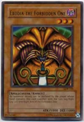Yugioh! MP Exodia the Forbidden One - LOB-124 - Ultra Rare - Unlimited Edition M-image
