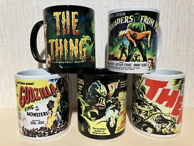 1930's-1960's CULT SCI-FI AND FANTASY FILMS movie mugs 65 designs Custom NEW-image