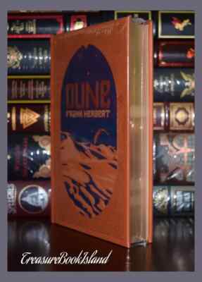 New Sealed Dune by Frank Herbert Collectible Leather Bound Deluxe Hardcover-image