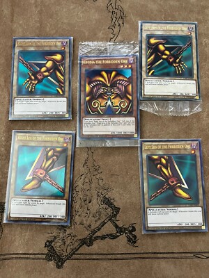 LART SEALED Exodia the Forbidden One Complete Card Set ONLY 1 ON EBAY English 🔥-image