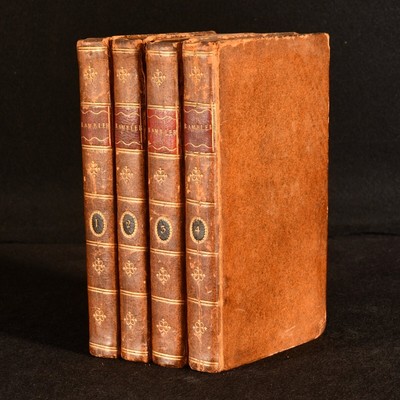 1801 4Vols The Rambler Samuel Johnson Periodical Full Calf-image