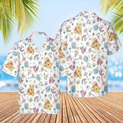 Winnie The Pooh Hawaiian Shirt - Disney Summer Kid & Adult Shirt For Men Women-image