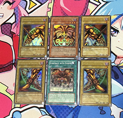 Exodia the Forbidden One Complete Full Set LOB 120-124 Yu-Gi-Oh! TCG-image