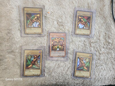 Exodia the Forbidden One DDS-003 Plus LOB 120, 121, 122, 123 arms and legs.-image