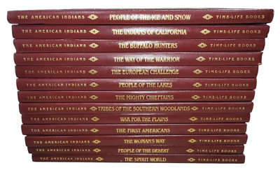 Lot of 13 Hardcover Time Life Books THE AMERICAN INDIANS Series VGC-image
