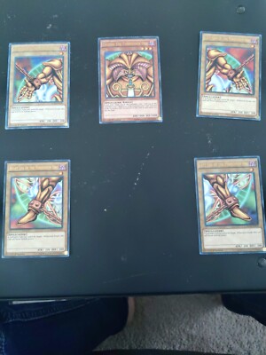 Exodia the Forbiden One LDK2-EN02 1st Edition 5 Piece Full Yugioh Card Set NM-image