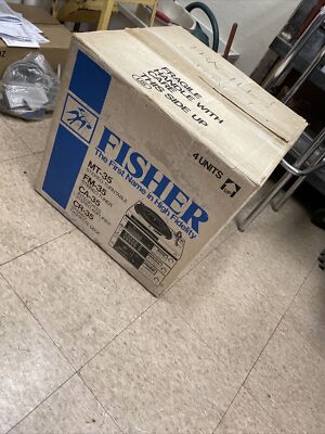 Fisher Vintage Model CA-35,FM-35,CR,35,MT 35 Japan ORGINAL BOX-image