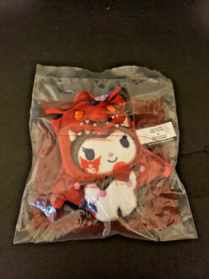 Yugioh x Hello Kitty Sanrio McDonalds Toy  Plush Kuromi x Slifer The Sky Dragon-image