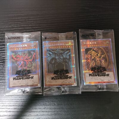 Prismatic God Box Prismatic PGB1-JPS01 02 03 Obelisk Slifer Ra KONAMI YuGiOh! -image