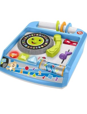 Fisher-Price Laugh & Learn Remix Record Player Electronic Learning Toy, Toddlers-image