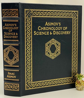 Easton Press ASIMOV’S CHRONOLOGY of SCIENCE DISCOVERY Foundation Trilogy Author!-image