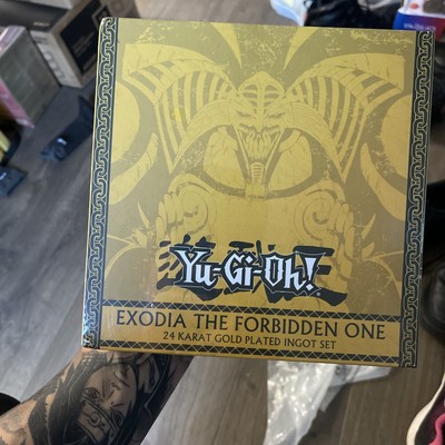 Yu-Gi-Oh! Exodia The Forbidden One 24k Gold Plated Ingot Set RARE LIMITED ED5000-image