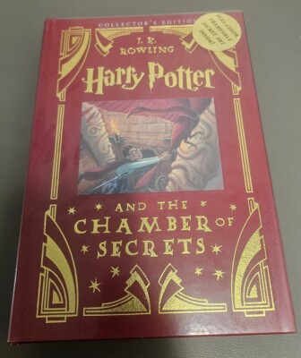 Rare Harry Potter and the Chamber of Secrets Book 2 Collector's Edition like new-image