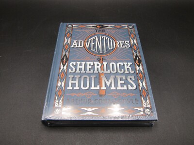 The Adventures of Sherlock Homes Book Sealed Leather Bound Metallic Embossed-image