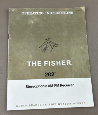 Fisher 202 Receiver Instruction Manual D-315-image