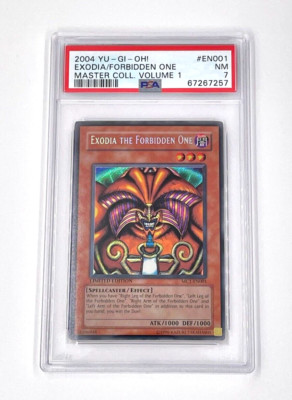 YuGiOh Exodia The Forbidden One MC1-EN001 Master Coll. Volume1 Secret Rare PSA 7-image