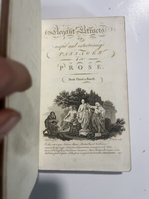 Elegant Extracts: Prose - “Book Third & Fourth” - Antique Leather-Bound Edition-image