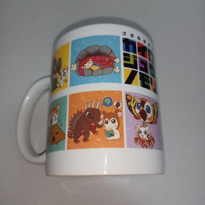 Hamtaro Mug Retro Godzilla Kaiju Monster Tableware Used 9.5cm-image