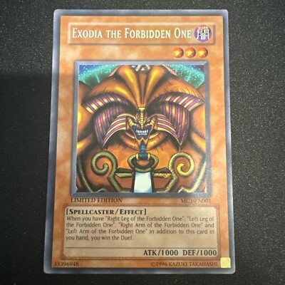 Yugioh! Exodia The Forbiden One #MC1-EN001 Limited Edition Secret Rare NM-image