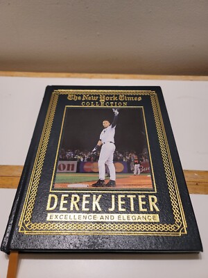 EASTON PRESS DEREK JETER NEW YORK YANKEES HARDCOVER LEATHERBOUND BOOK-image