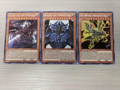 Yu-Gi-Oh! English Egyptian God Card Playset - MINT - Prismatic Secret Rare TN19-image