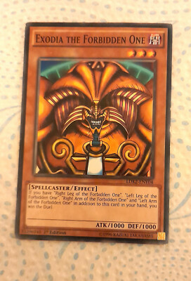 Yu-Gi-Oh! LDK2-ENY04 Exodia the Forbidden One 1st edition-image