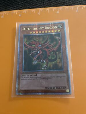 Slifer the Sky Dragon - LC01-EN002 - Near Mint NM - Quarter Century Secret Rare-image