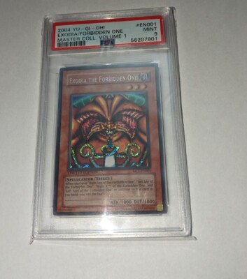 YUGIOH PSA 7 2004 Exodia the Forbidden One MC1-EN001 Secret Rare. Vintage Card!-image