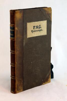 Ralph Waldo Emerson Leather Binding 1845 Essays Second Series-image